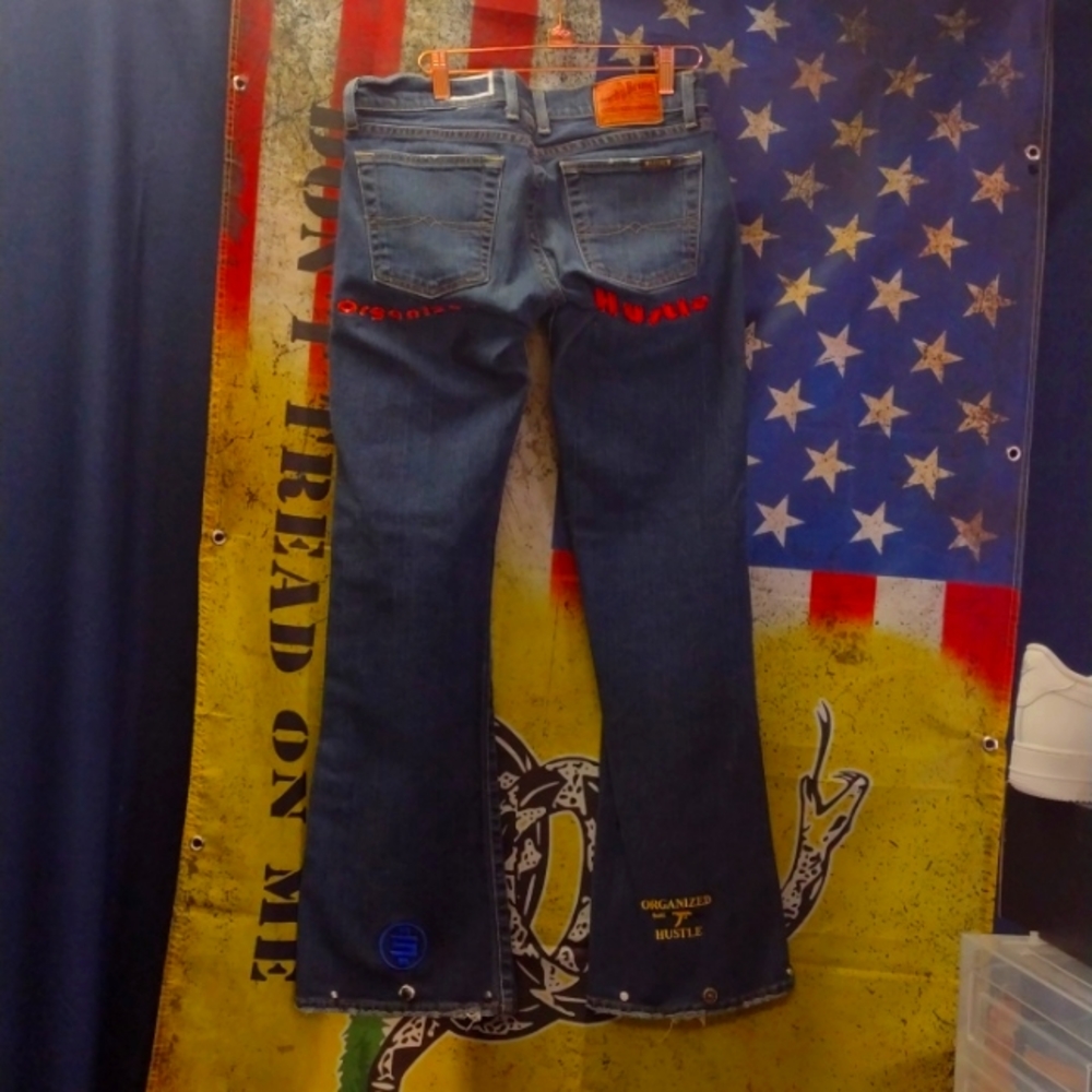 Custom Embroidered Jeans - Picture 2 of 4